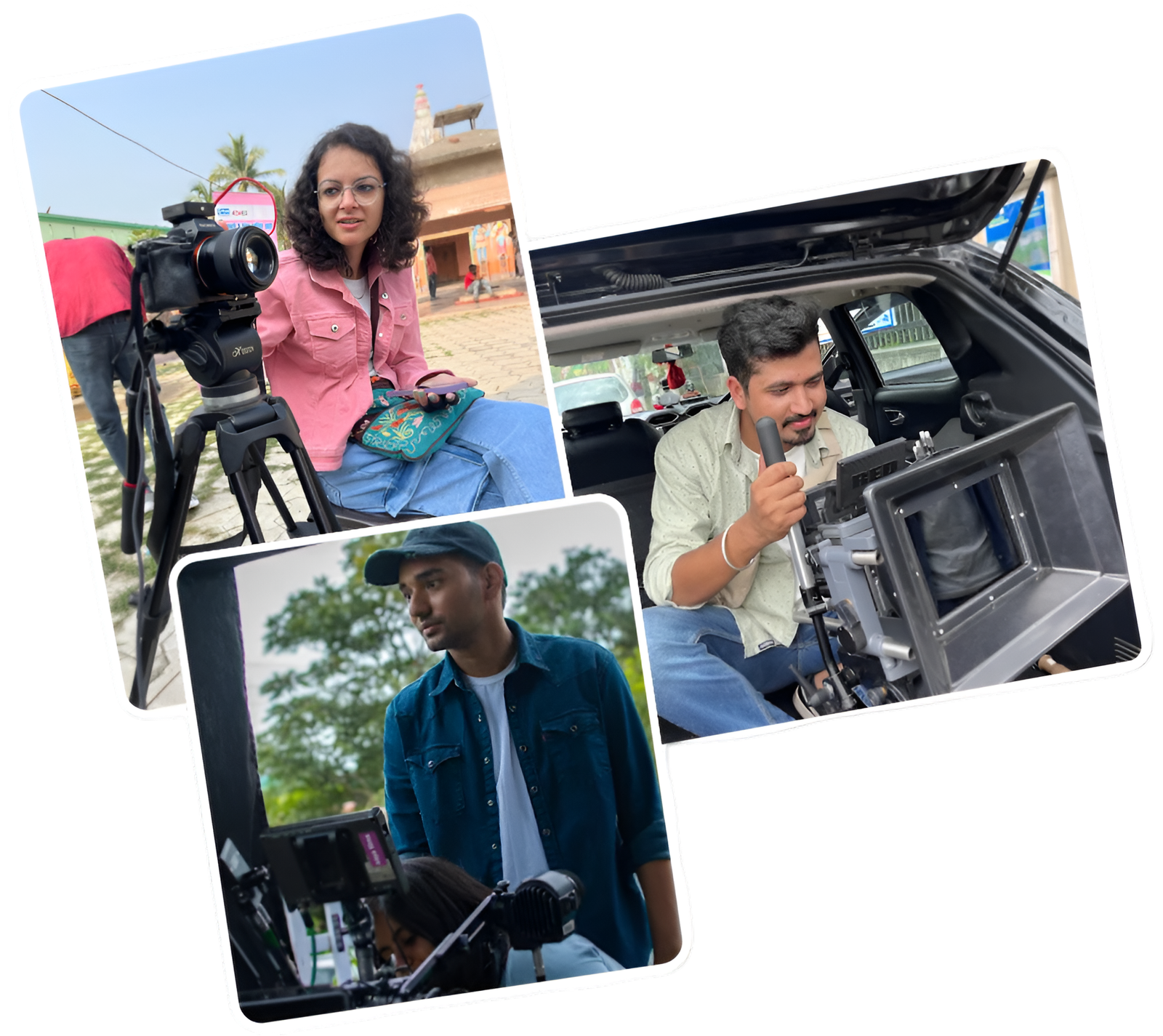 Behind the scenes video production shoot